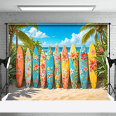 Lofaris Hawaii Surfboards Beach Summer Outdoor Vibe Backdrop